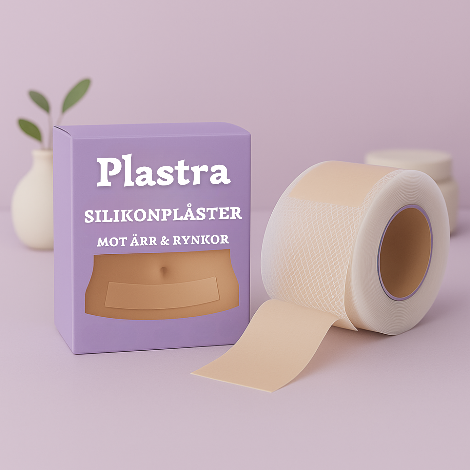 Plastra - Silikonplåster mot ärr och rynkor
